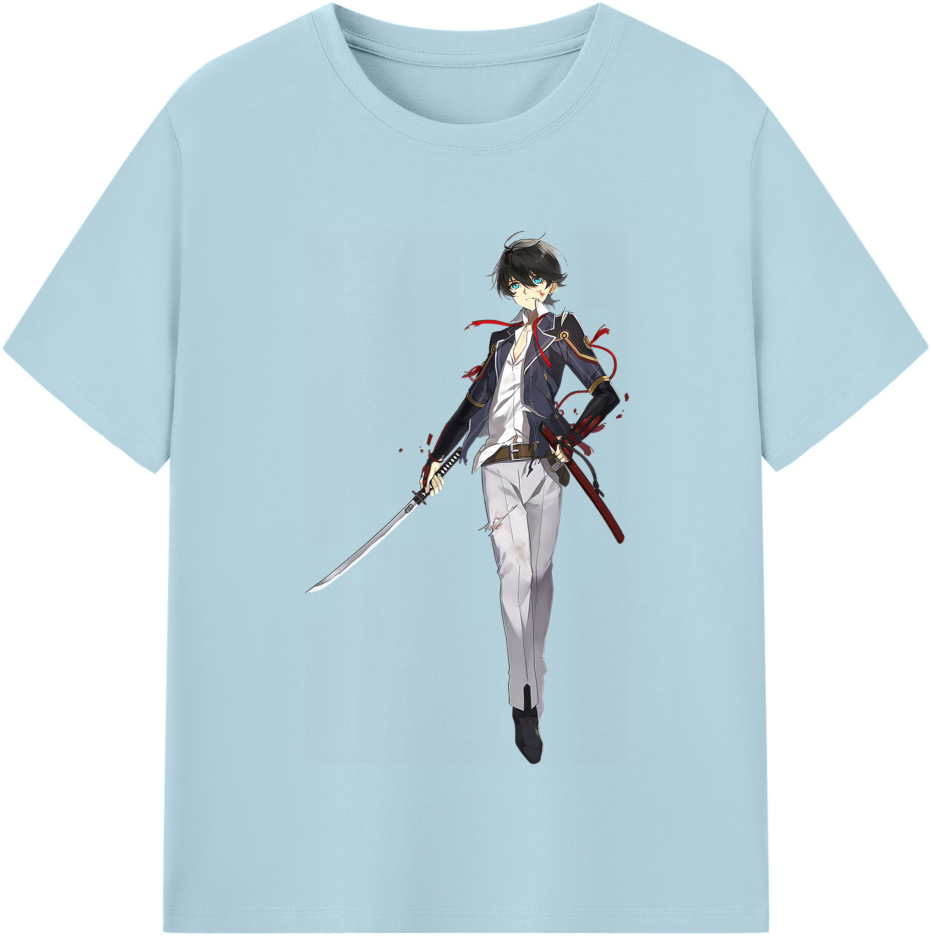 （画像用） 刀剣乱舞 Touken Ranbu 綿100％半袖Tシャツ（フロントプリント）